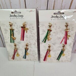 Maggie Holmes Garden Party Tassels 4/Pkg 2 Packs Bunny Bird Flower Bow AC